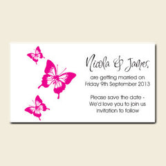 Save the Date Magnets - Think Pink!