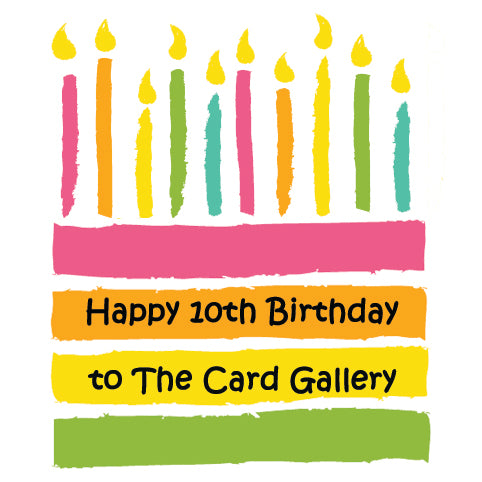 The Card Gallery is celebrating being 10 years old!