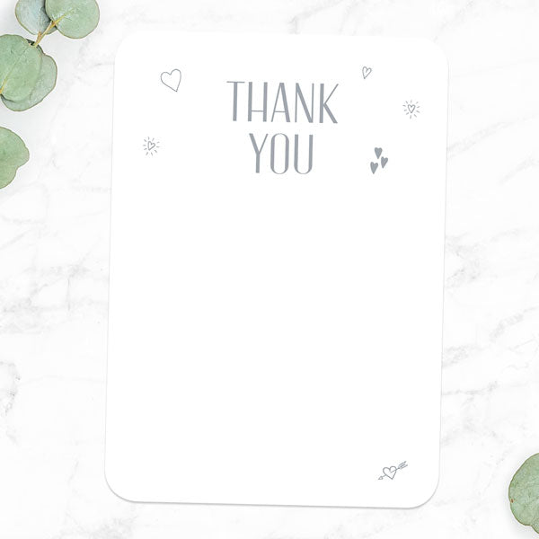 25th Anniversary Thank You Cards - Modern Photo Collage - Pack of 10