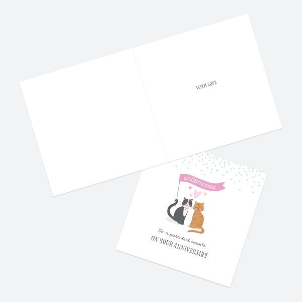 Anniversary Card - Characters - Cats