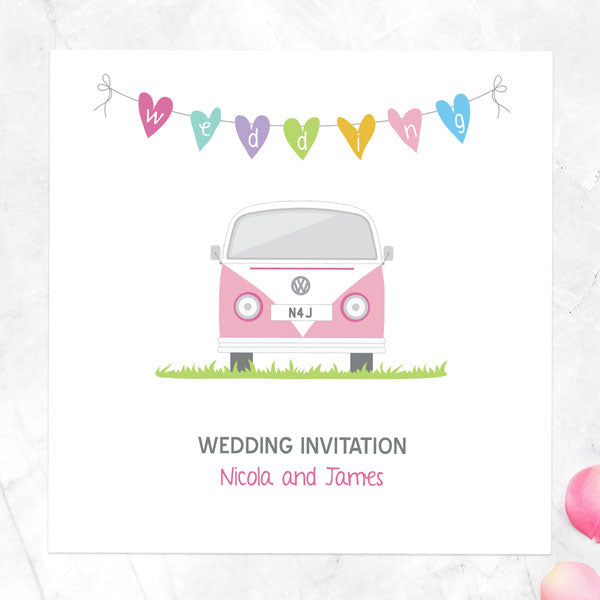 Campervan Wedding Invitation