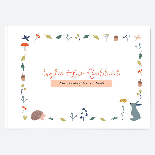 Whimsical Forest - Christening Guest Book