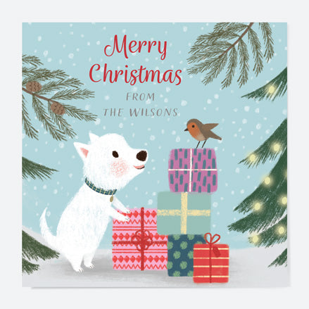 Personalised Christmas Cards - Santa Paws - Yappy Christmas Friend - Pack of 10