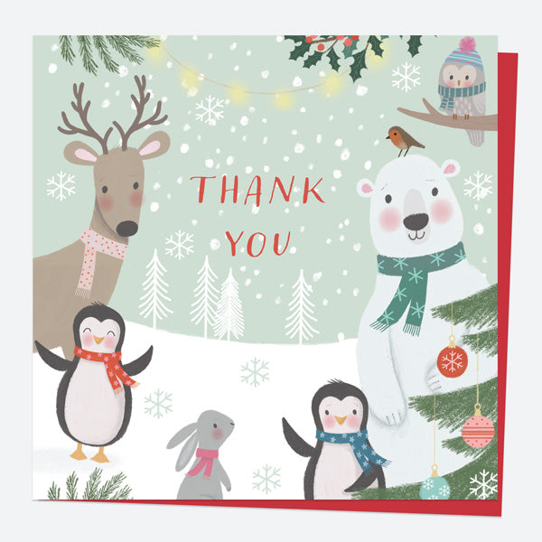 category header image Christmas Thank You Card - Polar Pals