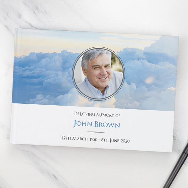 category header image Condolence Guest Book - Heavenly Clouds