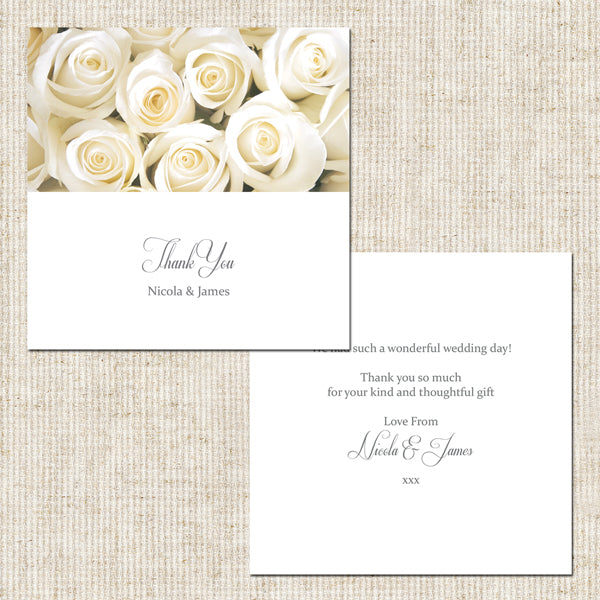 English Roses Thank You Card