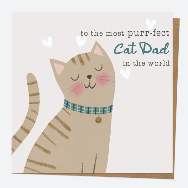 Dad Birthday Card - Cat Dad