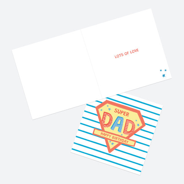 Dad Birthday Card - Super Dad