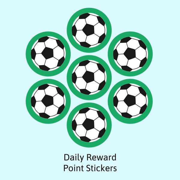 Football Crazy - Personalised Reward Chart & Reusable Stickers