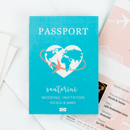 category header image Destination Passport Wedding Invitation