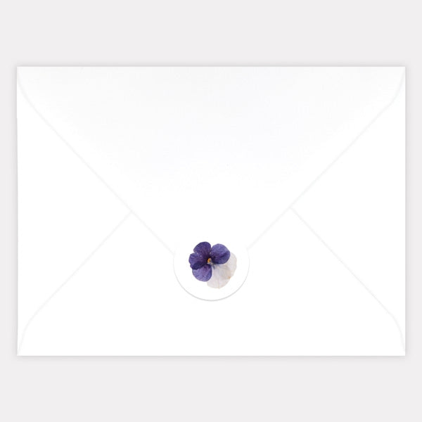 Pressed Flowers Envelope Seal - Pack of 70