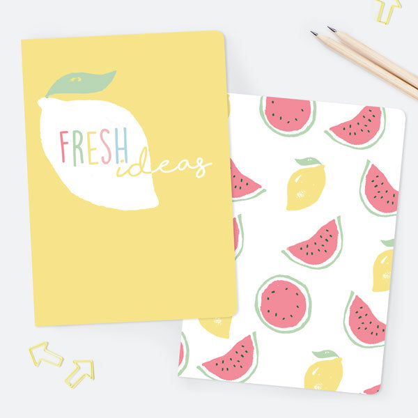 Fresh Ideas - A5 Exercise Books - Pack of 2