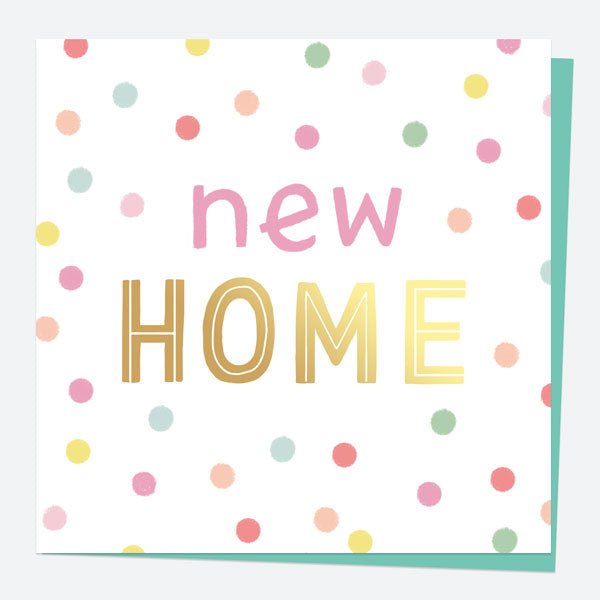 Luxury Foil New Home Card - Sweet Spot Typography - New Home