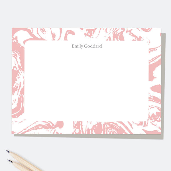 Sweet Sherbet Dreams - Add Your Name - Personalised A6 Note Card - Pack of 10