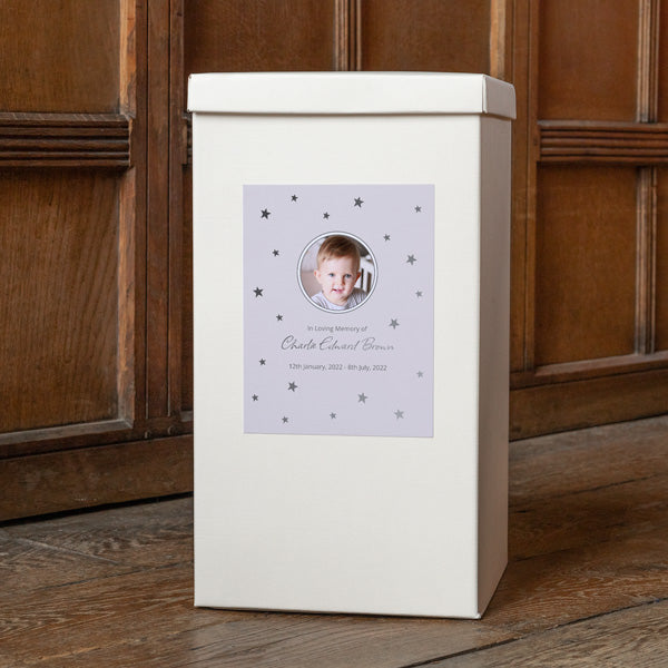 category header image Funeral Post Box - Shooting Star Blue