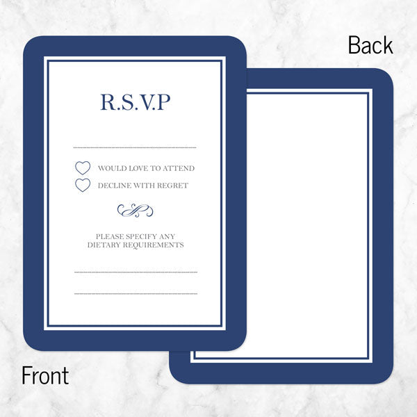 Royal Border - Boutique Wedding Invitation & RSVP