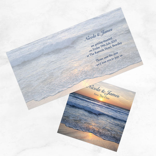 Sea Sunset - Save the Date Cards