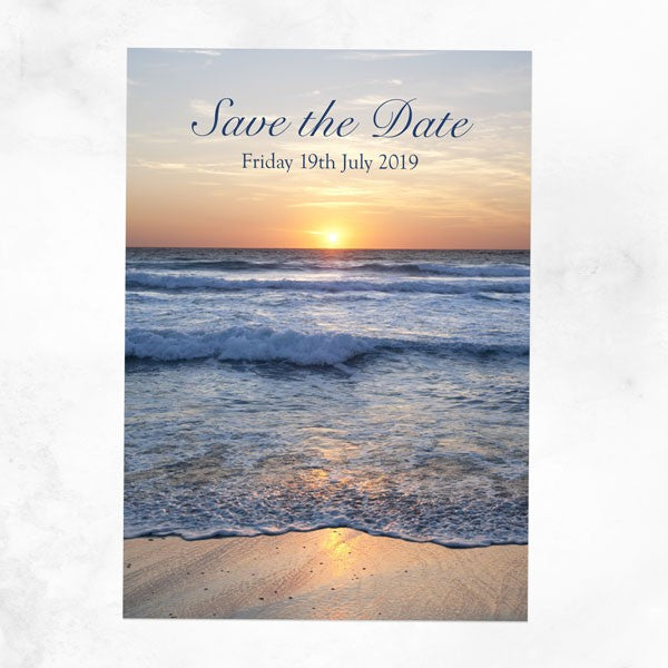 Sea Sunset - Save the Date Cards