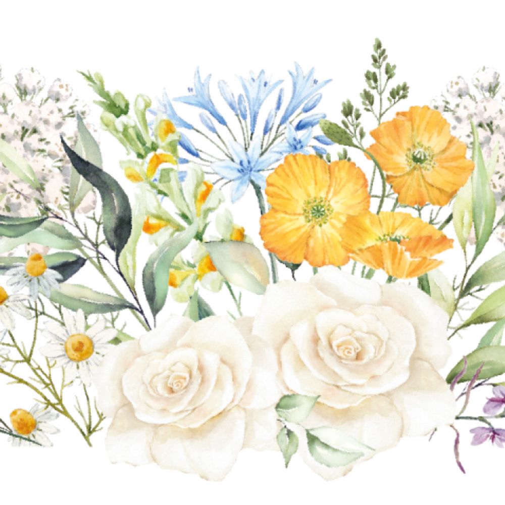 Spring Bouquet - Evening Invitation & Information Card Suite