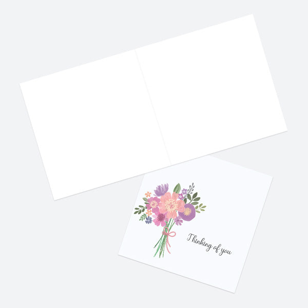 Sympathy Cards - Mixed Flowers & Birds - Pack of 6