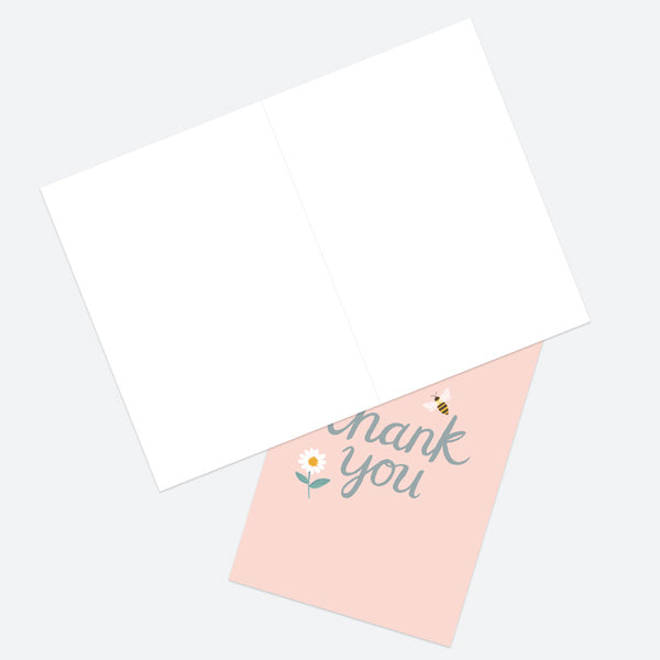 Ready to Write Thank You Open Out Cards - Ditsy Daisies - Pack of 10