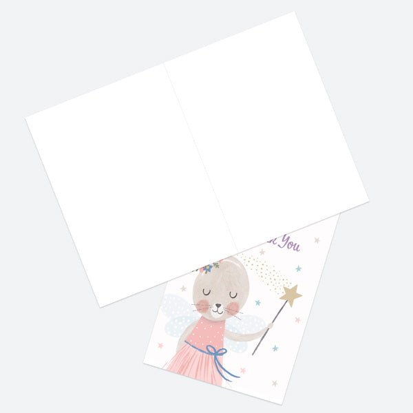 Ready to Write Thank You Open Out Cards - Flopsy Bunny - Pack of 10