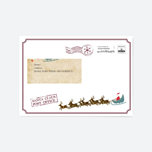 Vintage Sleigh - Personalised Official Letter from Santa Claus