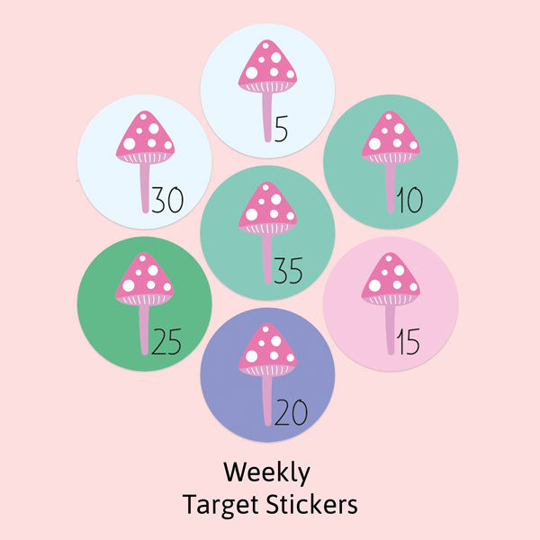 Fairy Garden - Personalised Reward Chart & Reusable Stickers