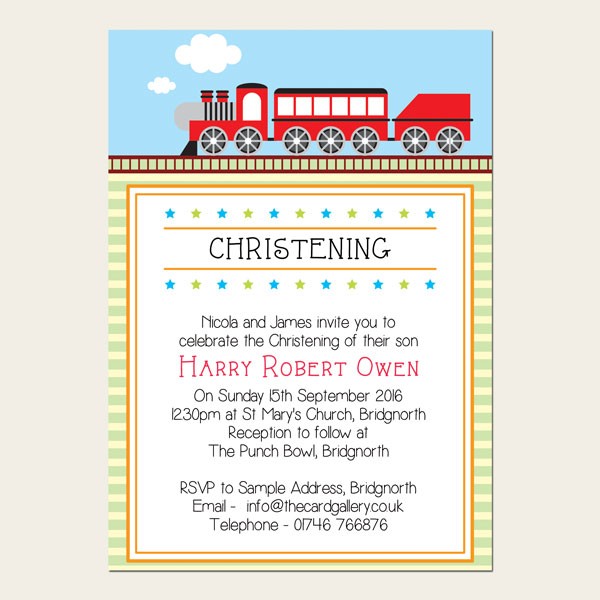 Christening Invitation