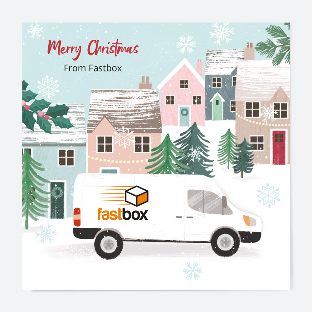 Business-Christmas-Cards-Postbox-Robin-Van