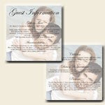 Guest Information Cards from The Card Gallery