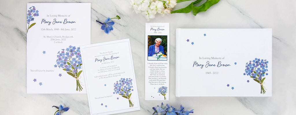 funeral stationery