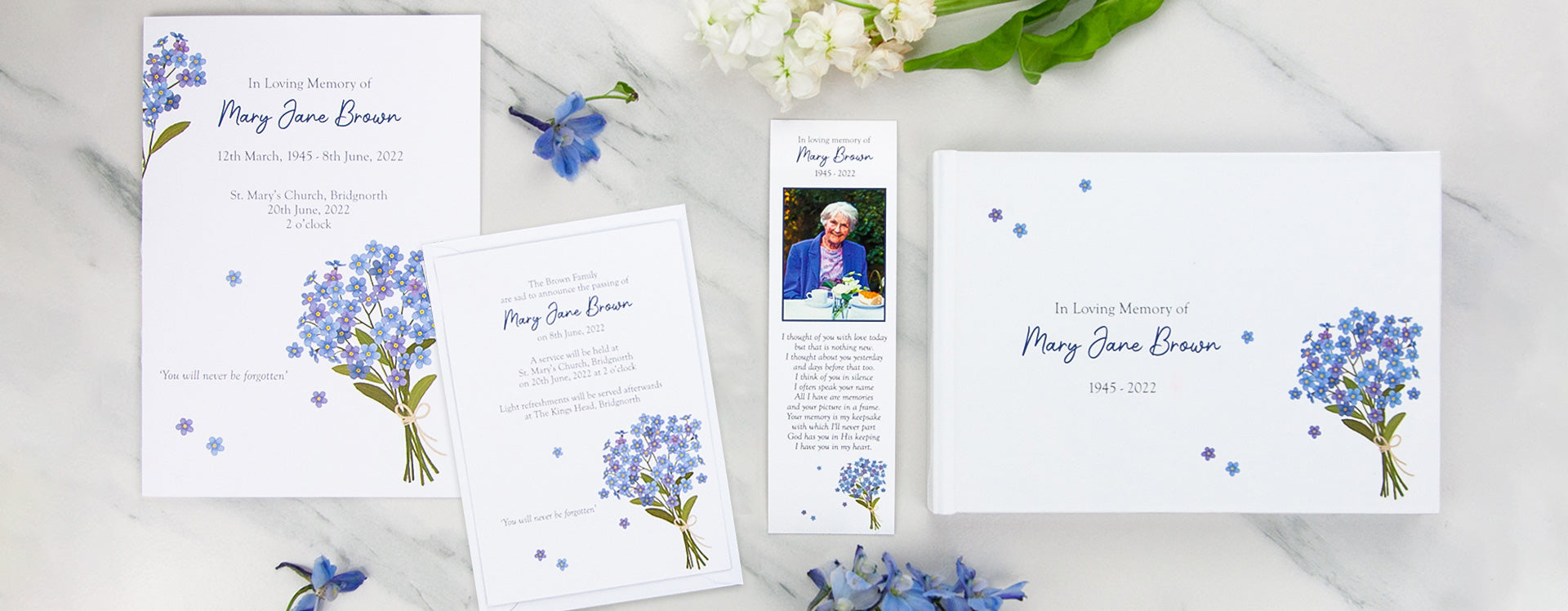 funeral stationery