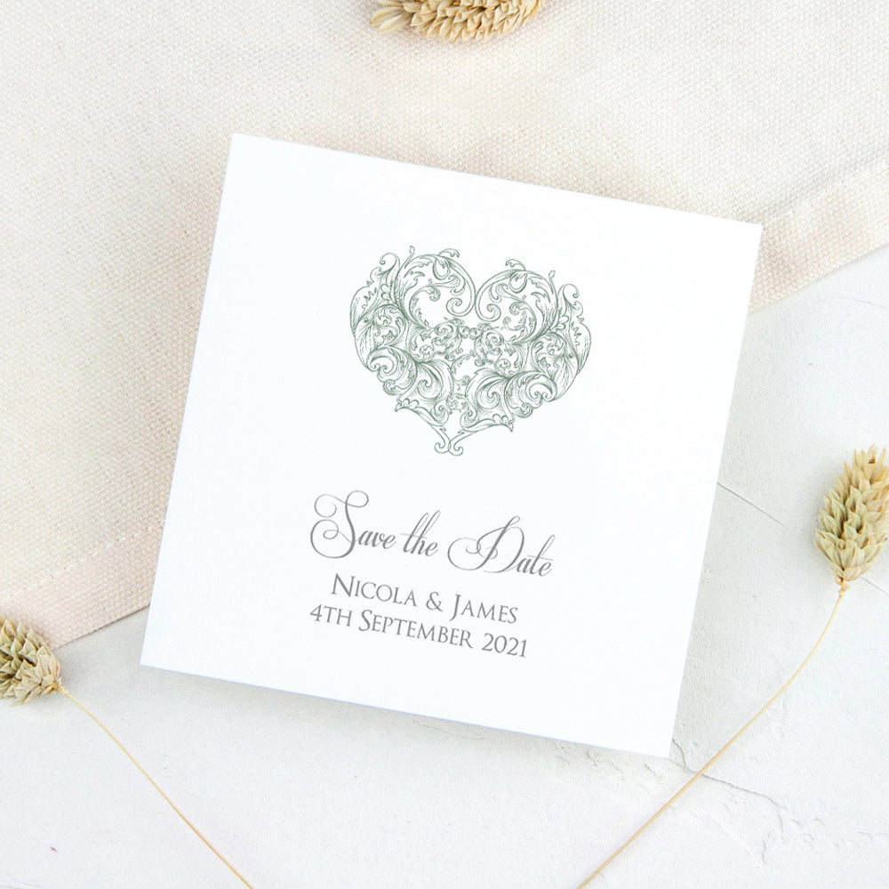Je t'aime Save the Date Cards