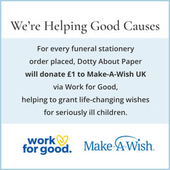 Dotty About Paper is Proud to Support Make-A-Wish UK
