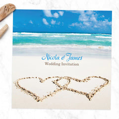 Invitation for a reception following an overseas wedding