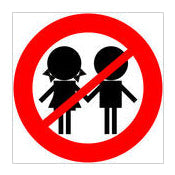 No kids allowed at the wedding