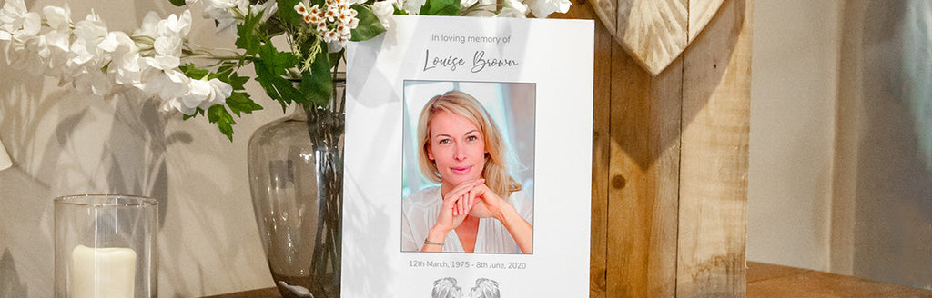 Funeral Memorial Sign