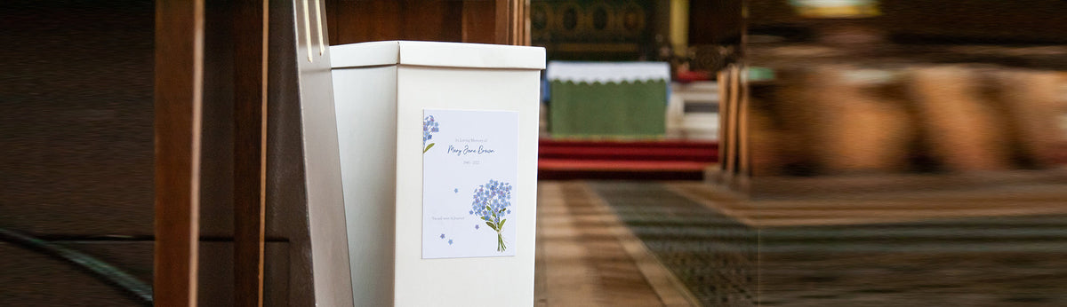 After Life Post Box Bespoke Funeral Donations & Post Boxes Design Online Today