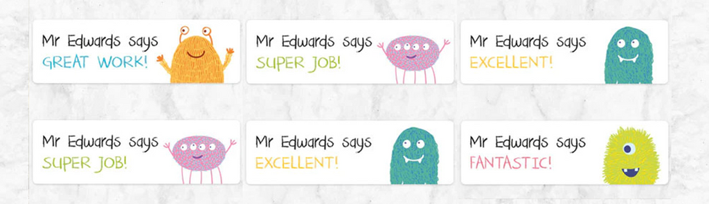 category header image Personalised Teacher Stickers