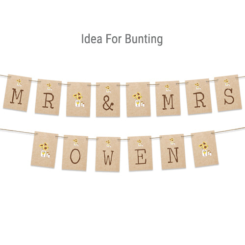 Delicate Autumn Leaves - Bunting