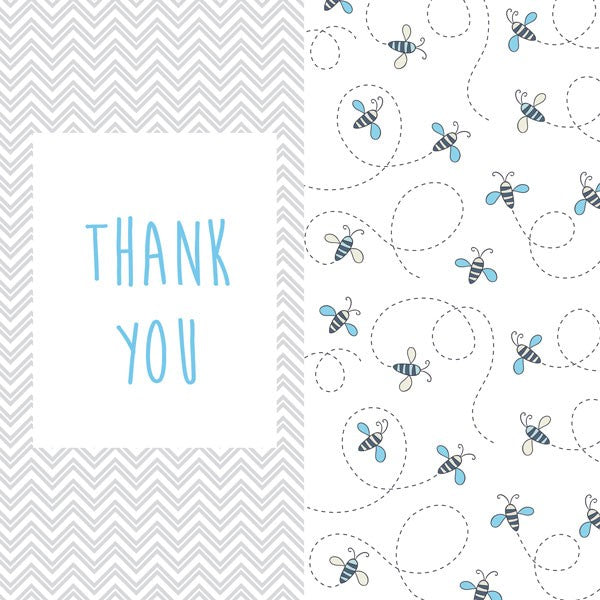 Thank You - Busy Bee - Postcard - Pack of 10