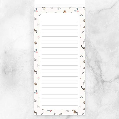 Dotty about Paper Winter Robin - Magnetic List Pad (30/0001)
