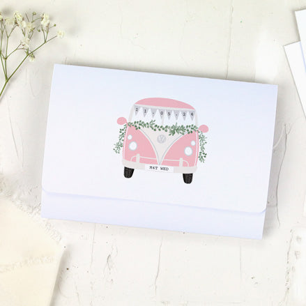 Just Married Campervan Tri Fold Sample