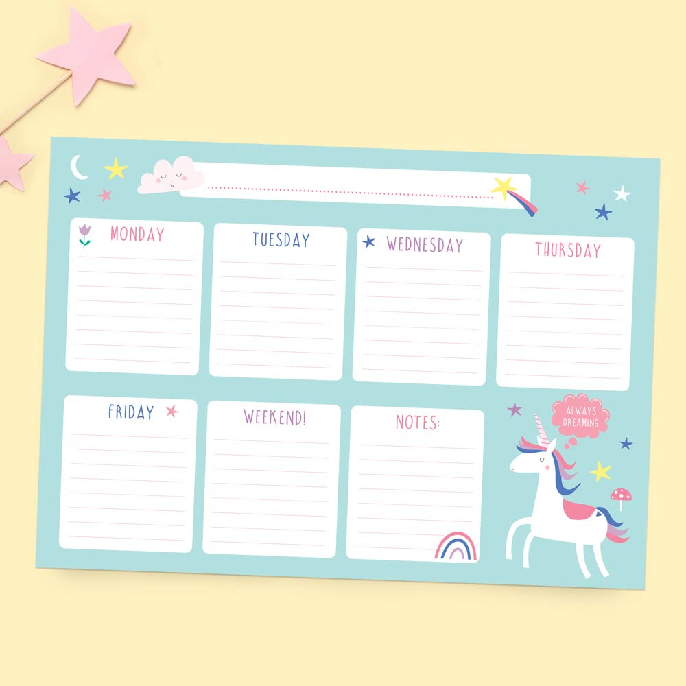 Unicorn Magic - Kids Homework Planner