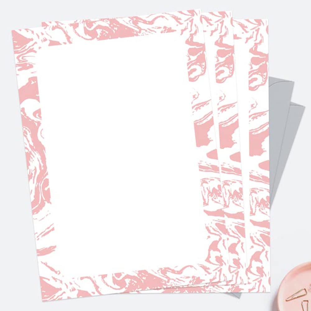 Letter Writing Set - Pack of 20, Sweet Sherbet Dreams - Perfect for Writing Thank You Notes, Wish Lists, to Do Lists, Letters, Personal Or Business Use, Envelopes Included (10 0002)