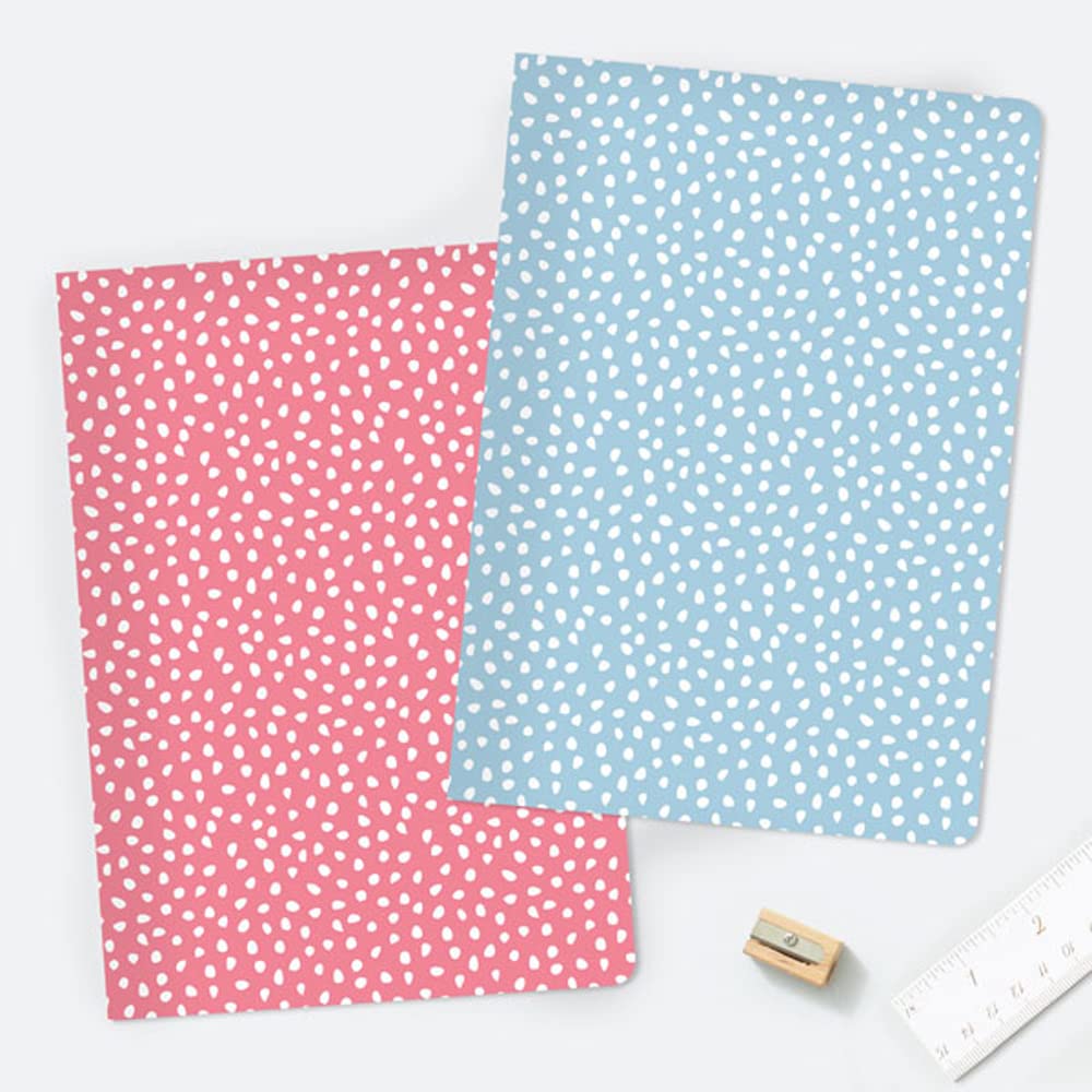 Dotty about Paper Pinking Out Loud - A5 Exercise Books – Pack of 2 (07/0001)