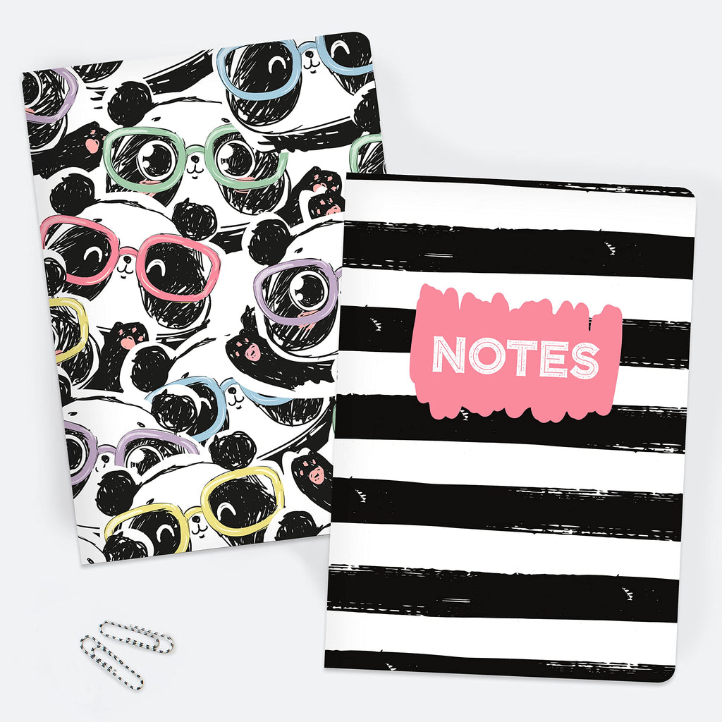Dotty about Paper Panda Eyes - A5 Exercise Books - Pack of 2 (07/0007)
