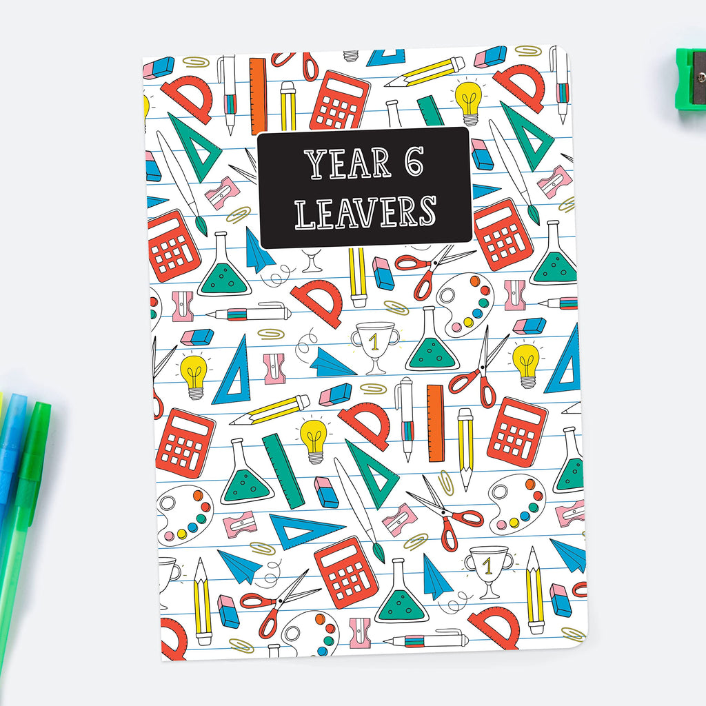 Dotty about Paper Cool Stationery - A5 School Leavers Book (07 0029)