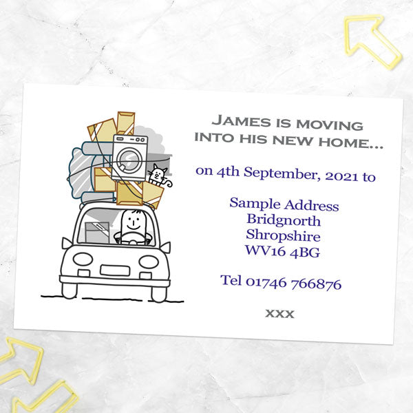 Address Cards - Moving Home - Pack of 10